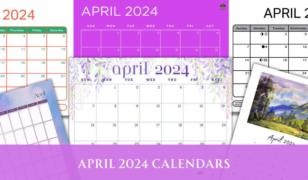 April 2024 Calendars | Free Printable Calendars