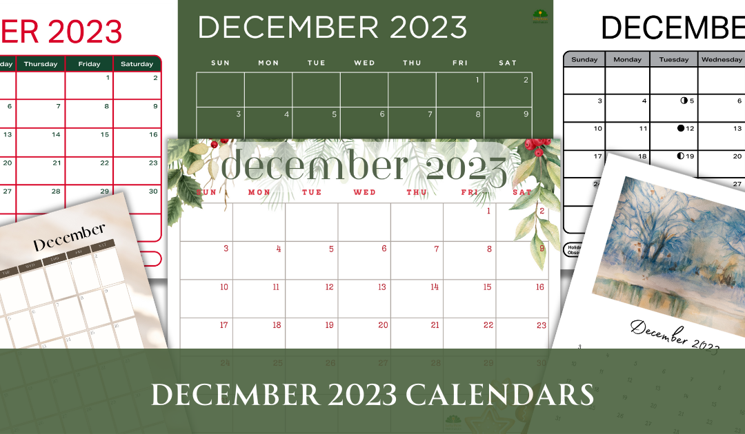 December 2023 Calendars | Free Printable Calendars