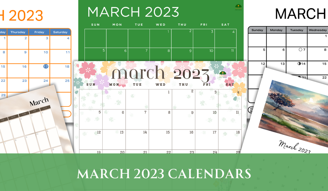 March 2023 Calendars | Free Printable Calendars