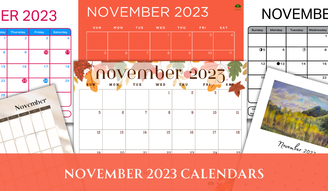 November 2023 Calendar | Free Printable Calendars