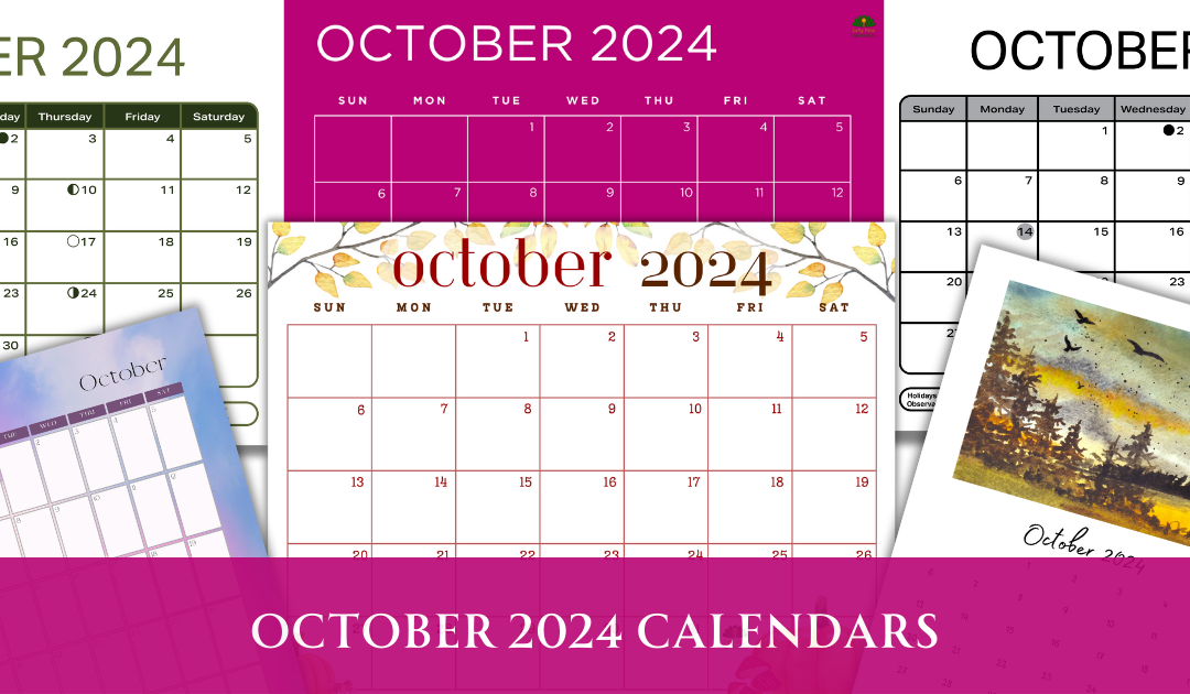 October 2024 Calendars | Free Printable Calendars