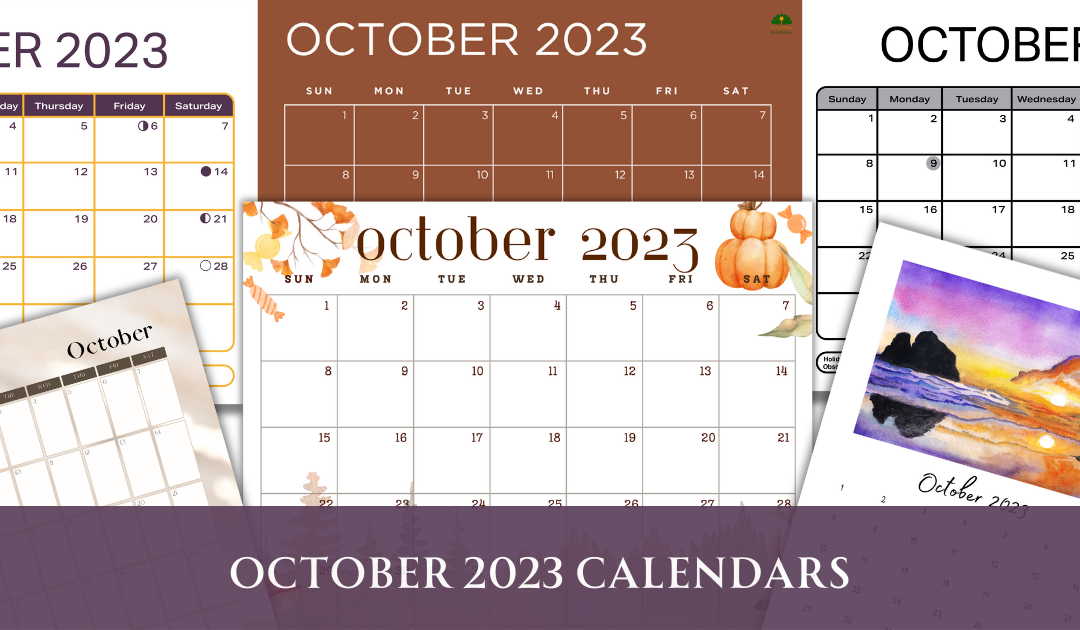 October 2023 Calendar | Free Printable Calendars