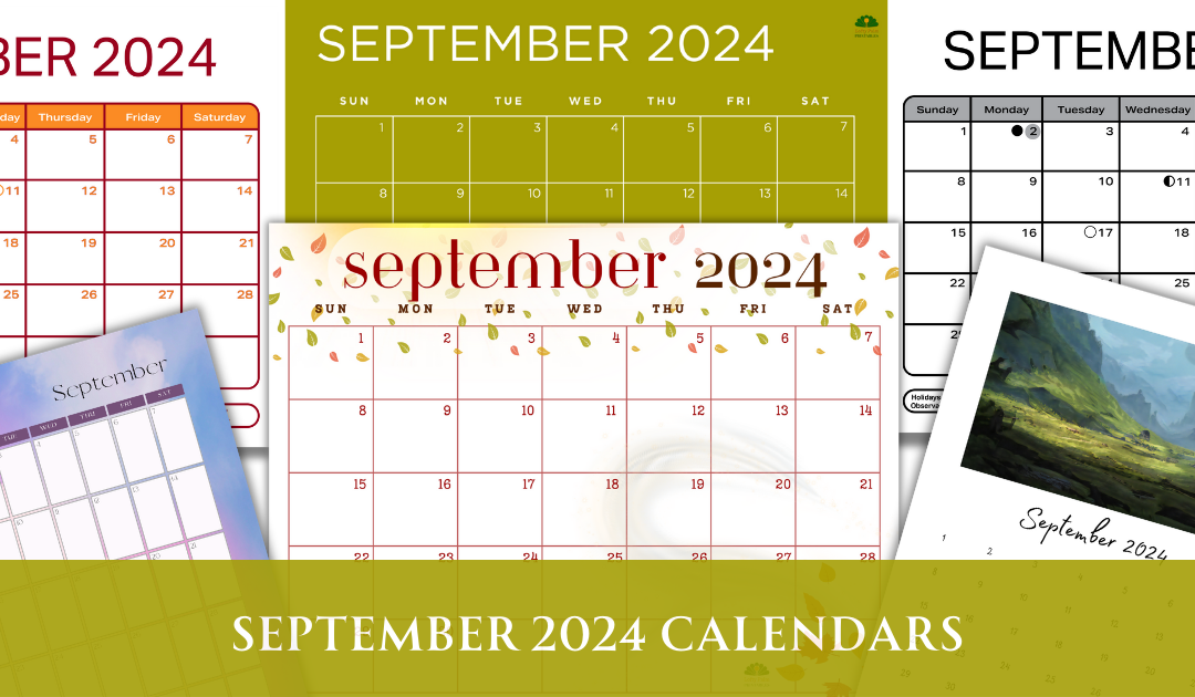 September 2024 Calendars | Free Printable Calendars